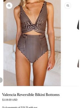Baiia Valencia Reversible Bikini Bottoms